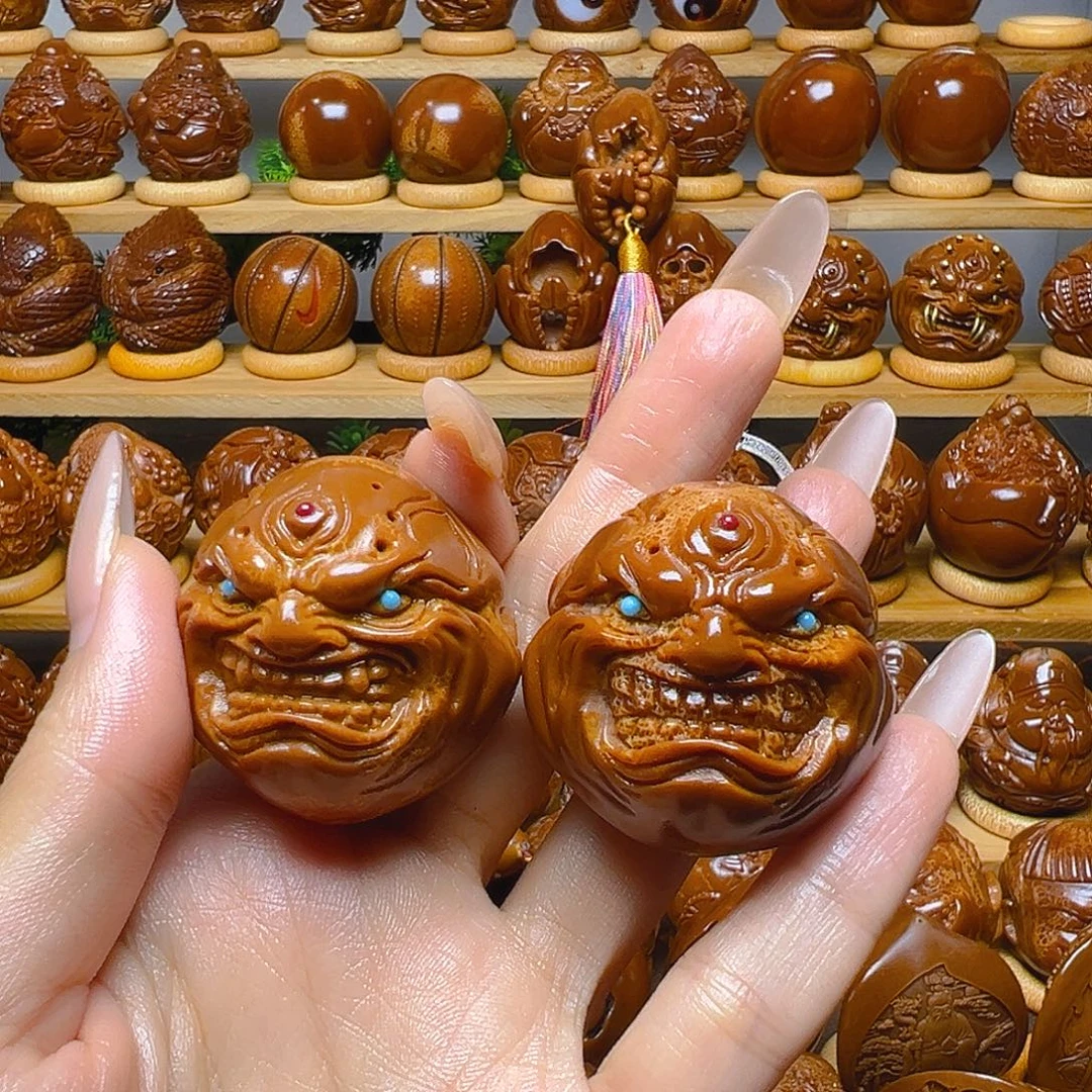 莓***员手串/手链橄榄核恶僧一对
