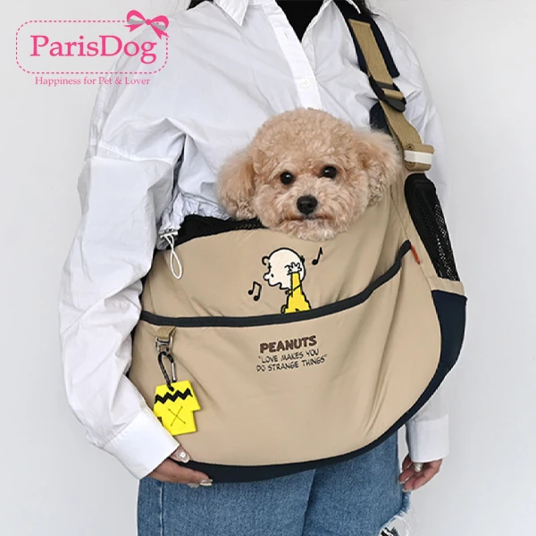 韩国【parisdog】韩国品牌史努比猫狗宠物包宠物斜挎包