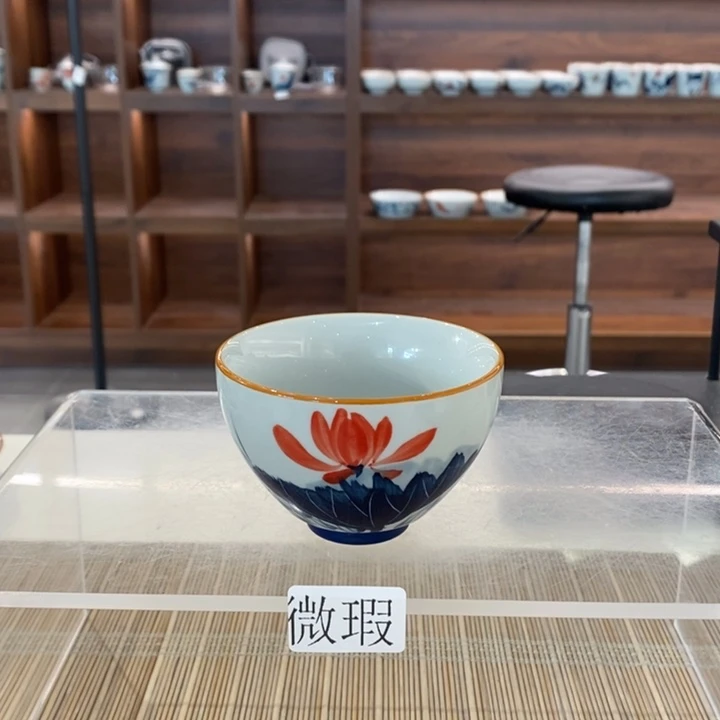 釉下老陶泥手工绘制