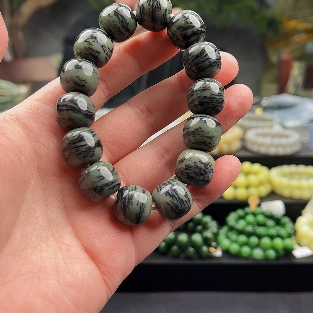 和田玉手串未镶嵌