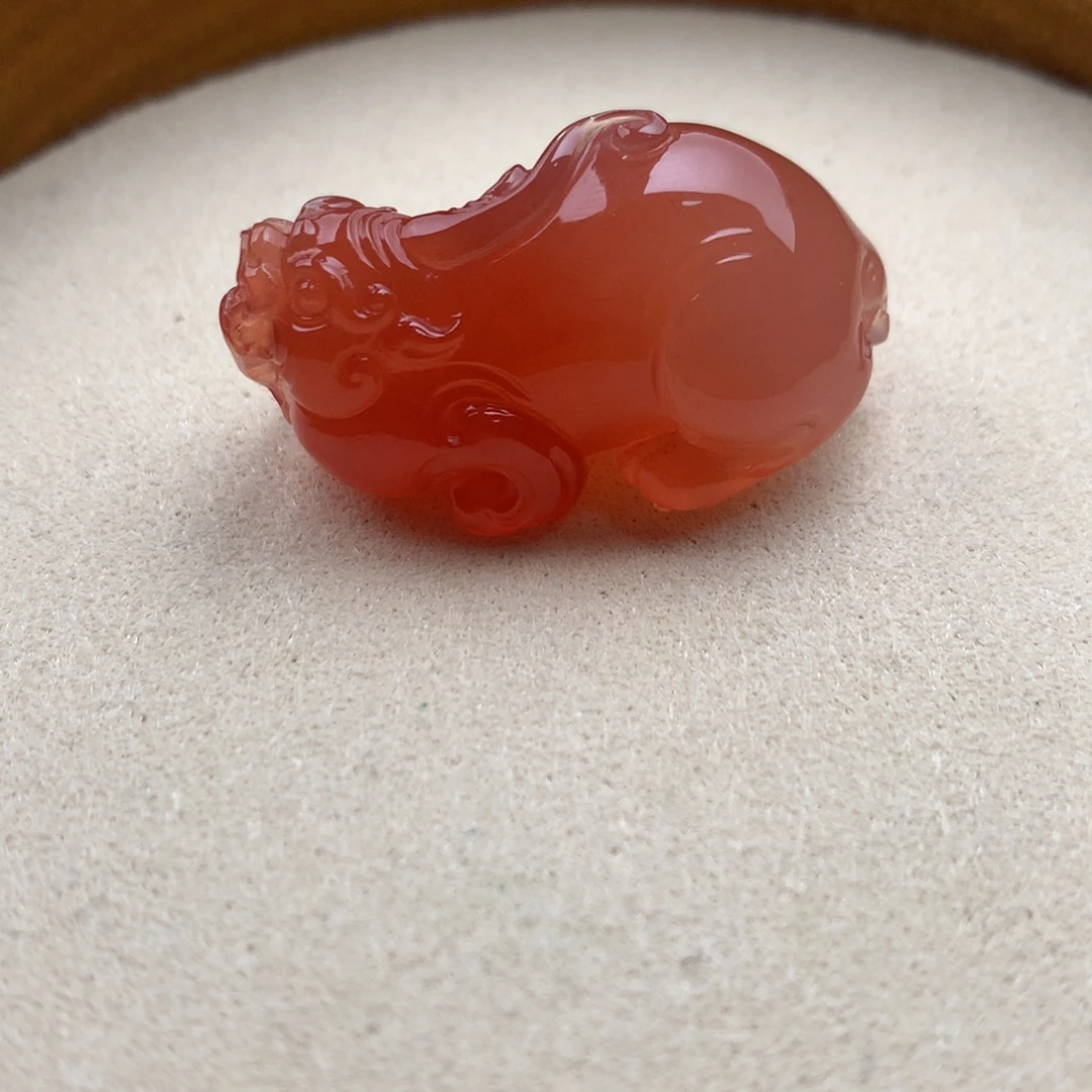 南红玛瑙未镶嵌保山天然原矿南红貔貅吊坠