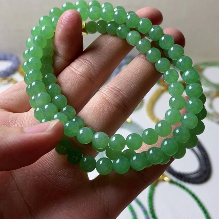 定制翡翠未镶嵌缅甸翡翠A货卡6.6