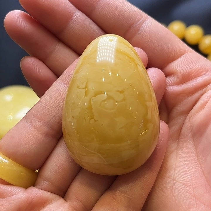 琥珀裸石未镶嵌琥珀蜜蜡