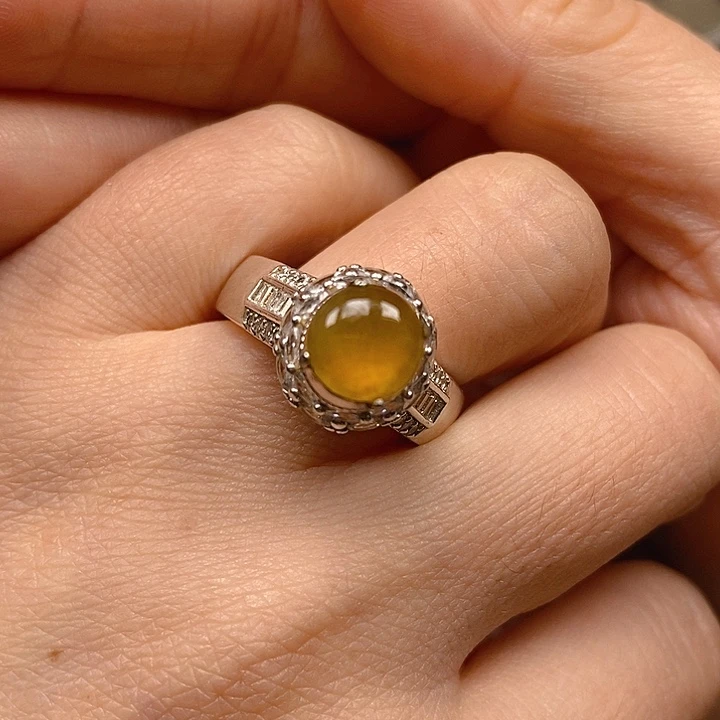 翡翠未镶嵌颈饰翡翠蛋面