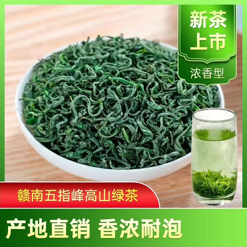 2025年清明茶江西绿茶赣南高山云雾绿茶上犹毛尖明前茶叶生态茶叶