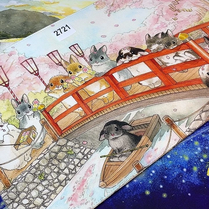 织绣A4活页收纳册2721