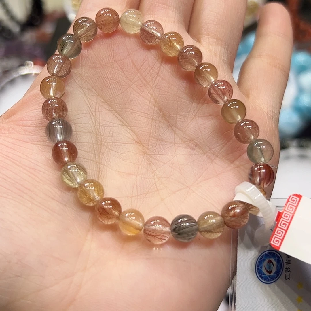 兔***怪水晶手链未镶嵌Sg15兔毛