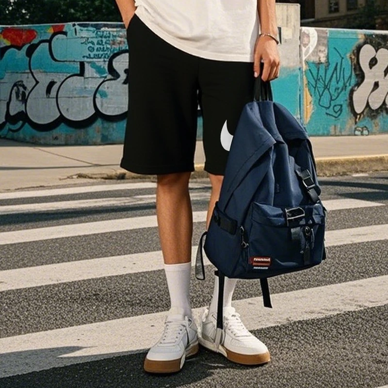 短裤男士大学生潮流韩版高中生男装户外裤子百搭情侣休闲裤港风