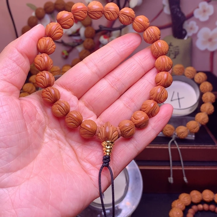 桃核手串?****?龙纹桃核