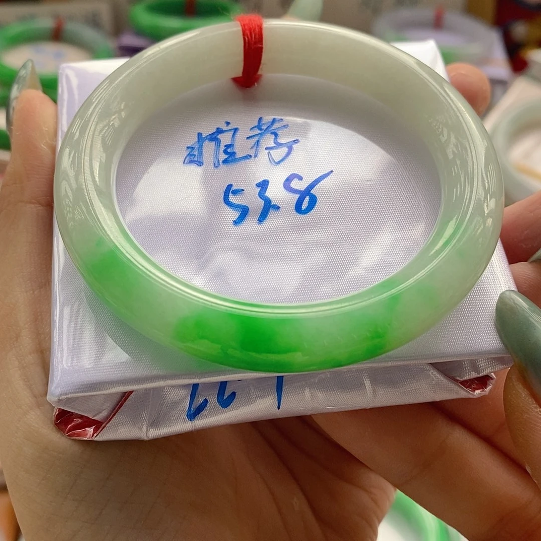 翡翠未镶嵌手镯14号