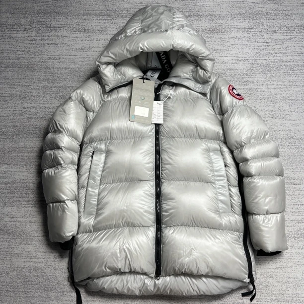 未使用 CANADA GOOSE 加拿大鹅 银桦色轻量化面包服羽绒服 XS/S/M