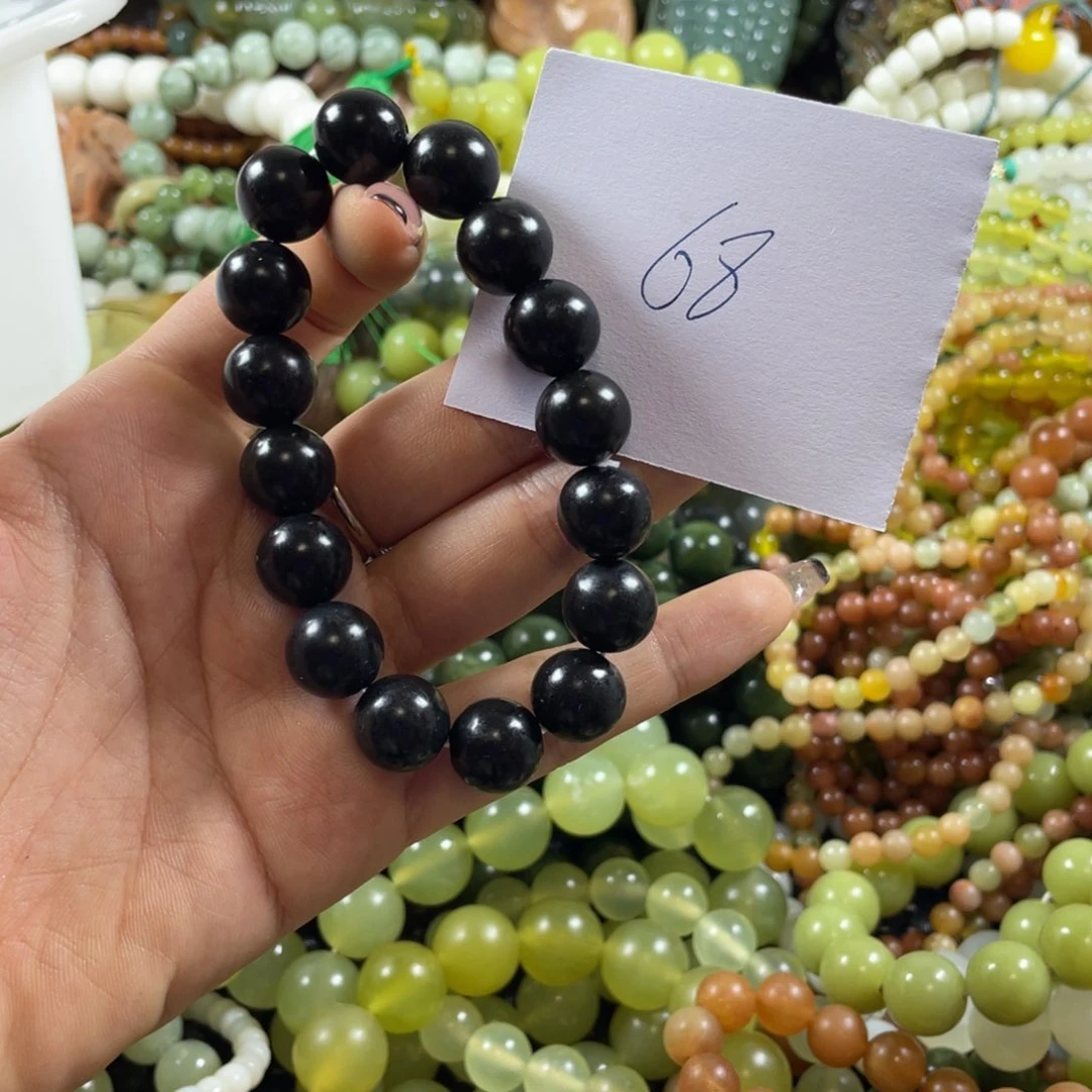 未镶嵌蛇纹石玉手串