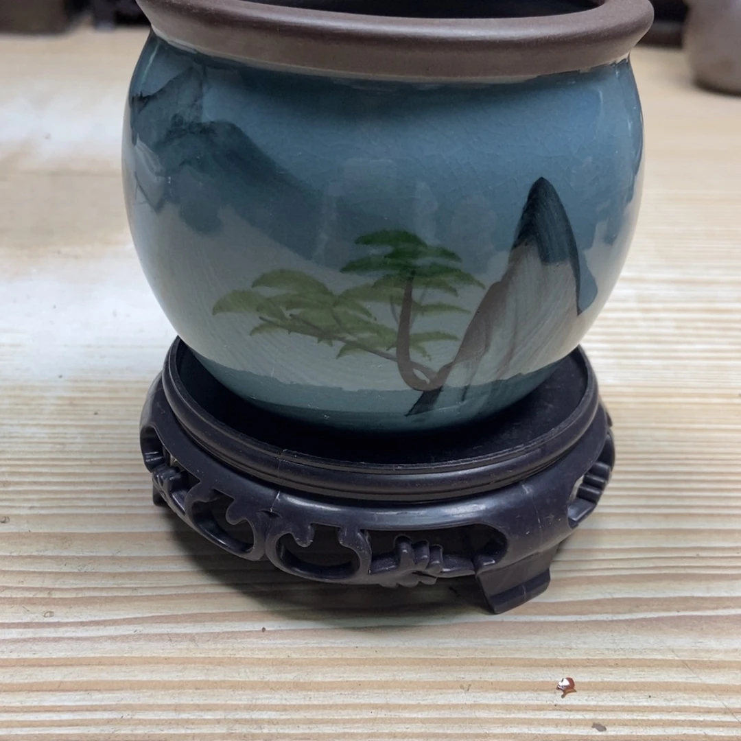 瓷片陶瓷花盆陶瓷艺术