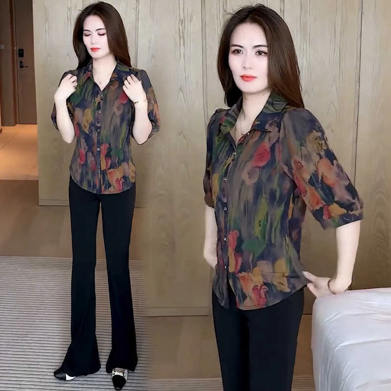 2025丁达尔穿搭衬衫气质显瘦时尚减龄上衣百搭女款洋气韩版衬衣