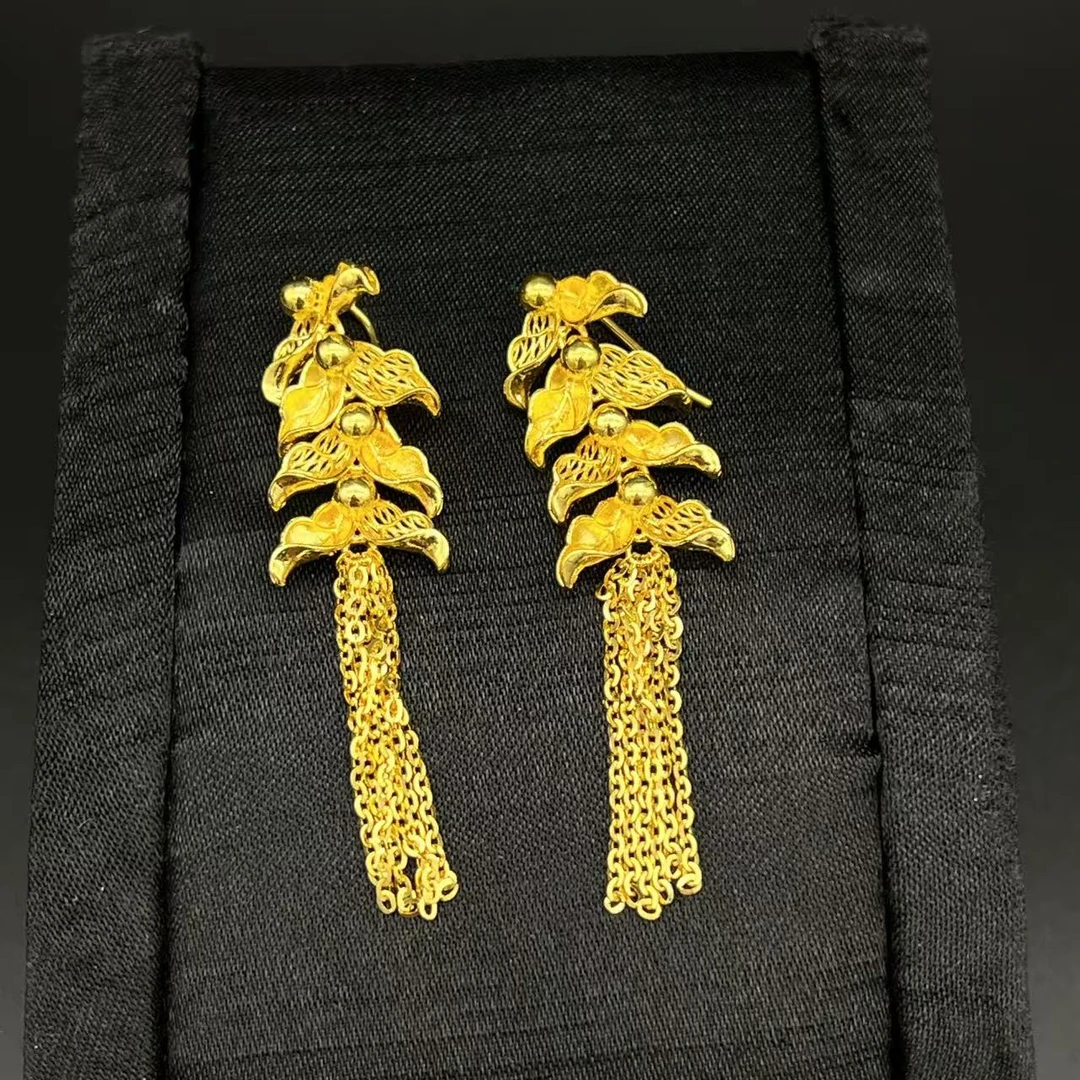 B播 10.58g 足金999 耳环d