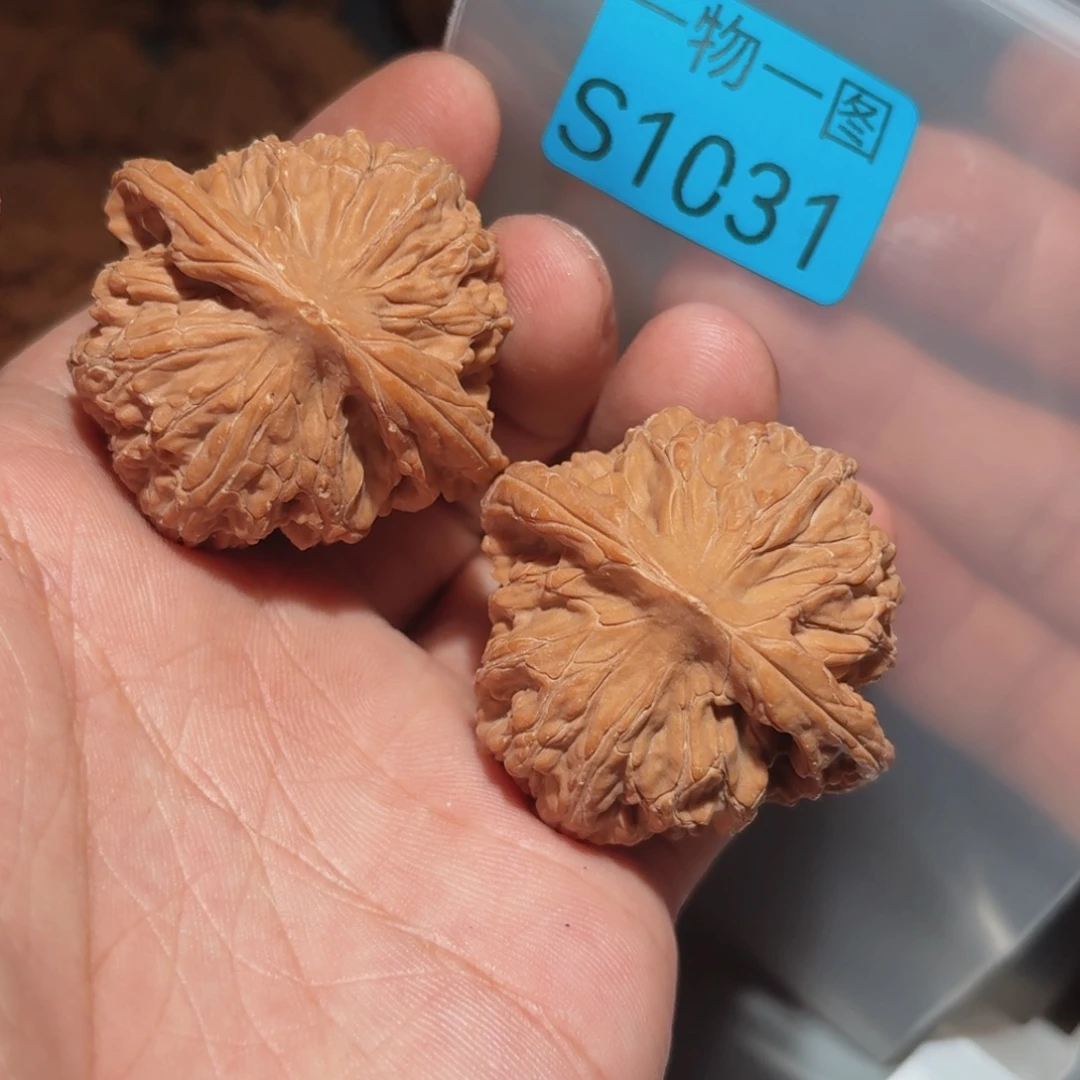 把件文玩核桃望月