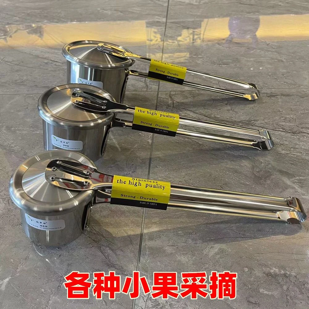 大中小加厚不锈钢摘酸枣神器