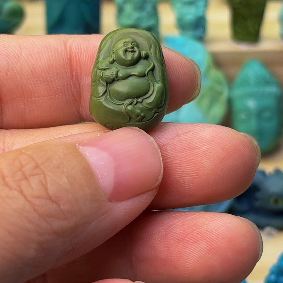 祝***心未镶嵌绿松石珠珠