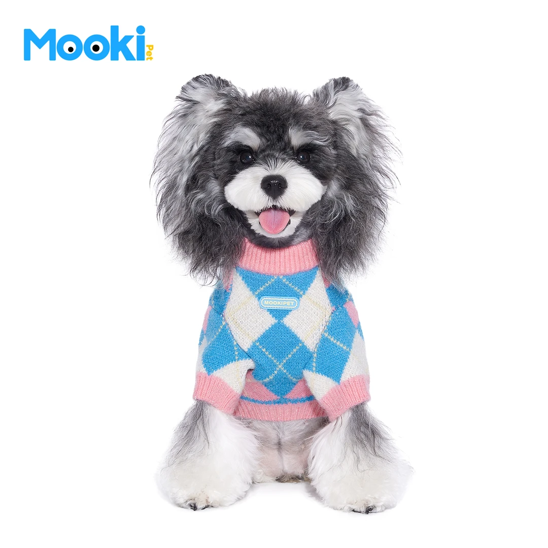 mookipet小狗衣服2025新款宠物狗狗毛衣冬季比熊雪纳瑞小型犬衣服