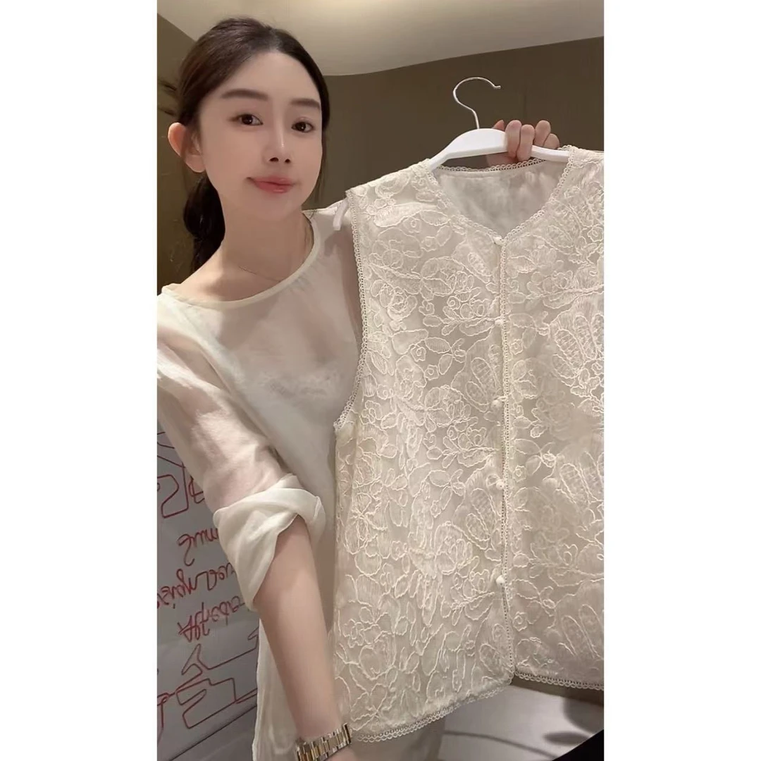 ZHUIMU.【茶间影】新中式国风气质时尚复古马夹ZM8588