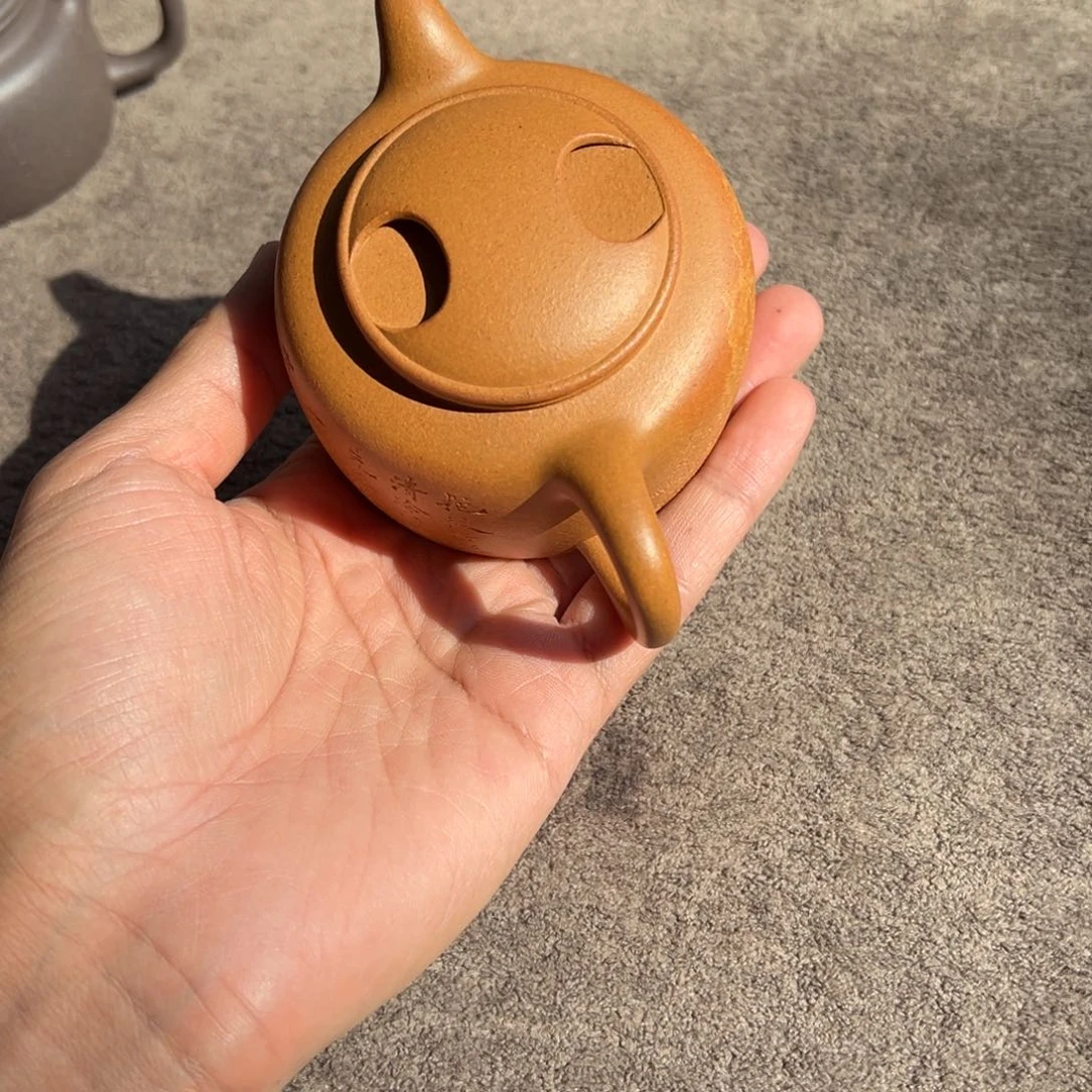 段泥茶壶华**键牛盖莲子