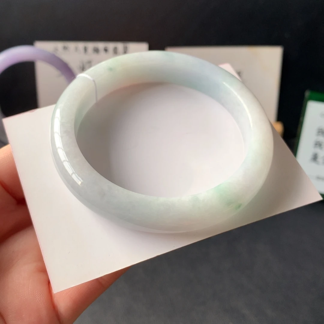 翡翠未镶嵌手镯20号59.7-12-8.8