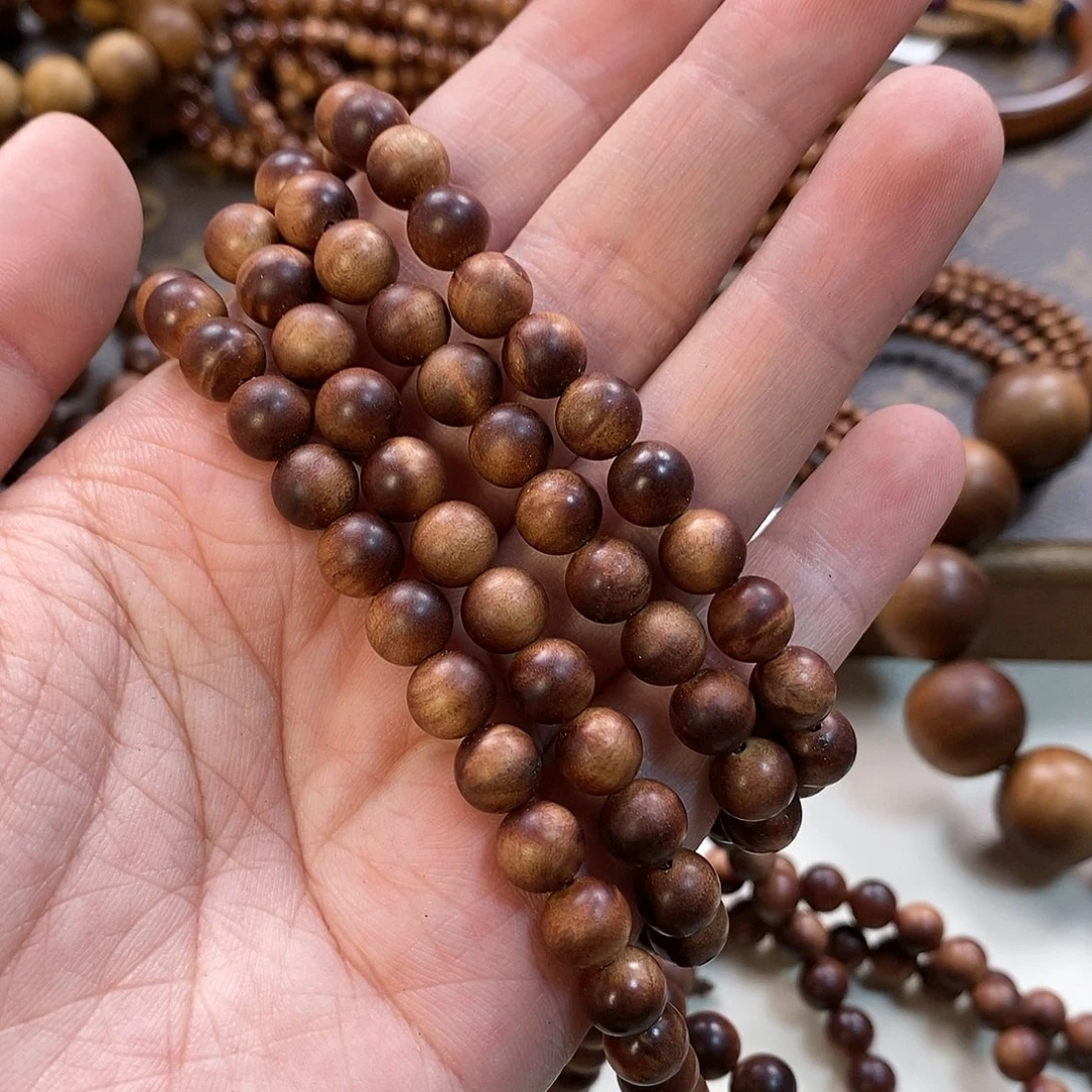 檀香木手串/手链天**空钢印料08