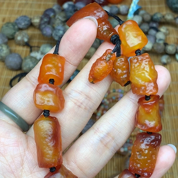 玛瑙/玉髓未镶嵌珠宝半成品跳*糖