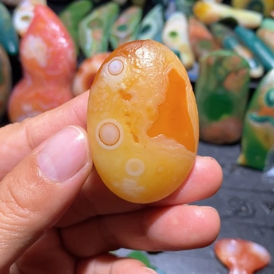 石英质玉珠宝半成品未镶嵌用****1