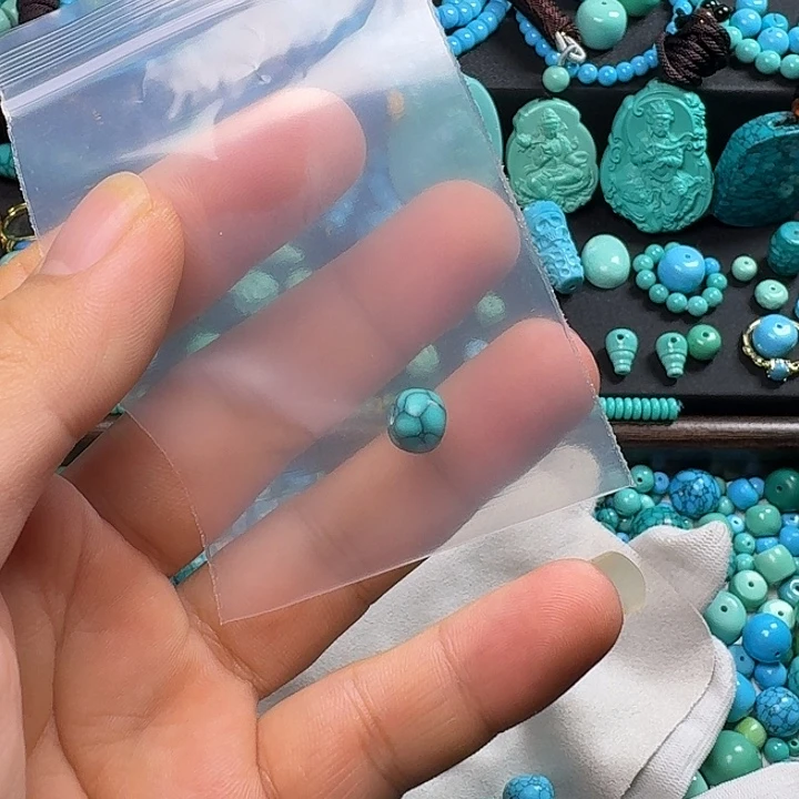 梁***森绿色网花老邢卡8.7尺寸单颗
