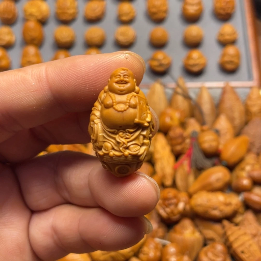 橄榄核手串/手链聚宝盆弥勒212