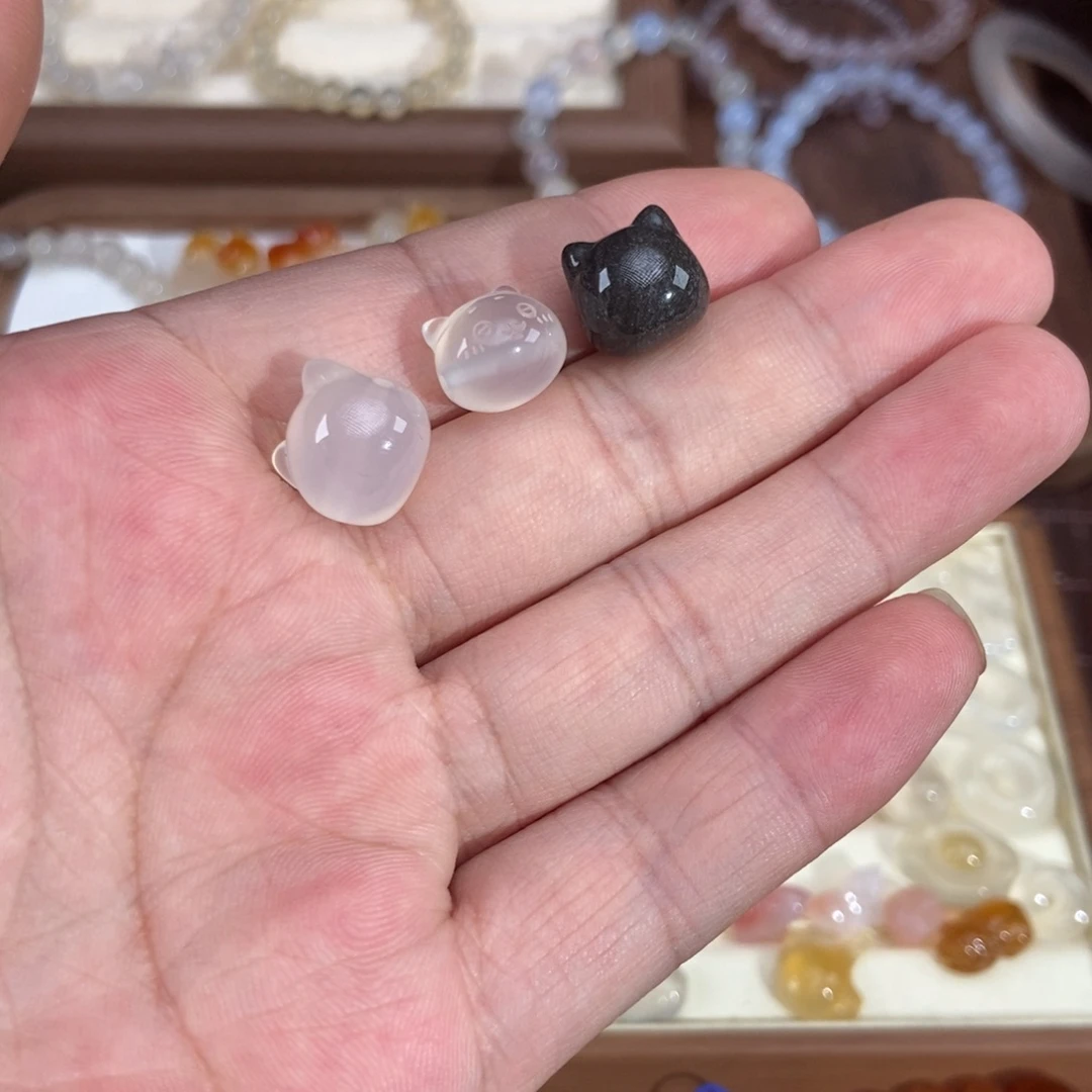 *****玛瑙/玉髓未镶嵌珠宝半成品桔子