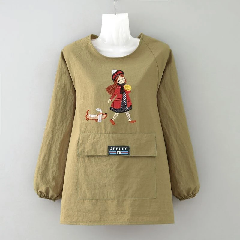 新款围裙时尚防泼水透气餐饮专用厨房耐磨做饭防污家用围腰工作服