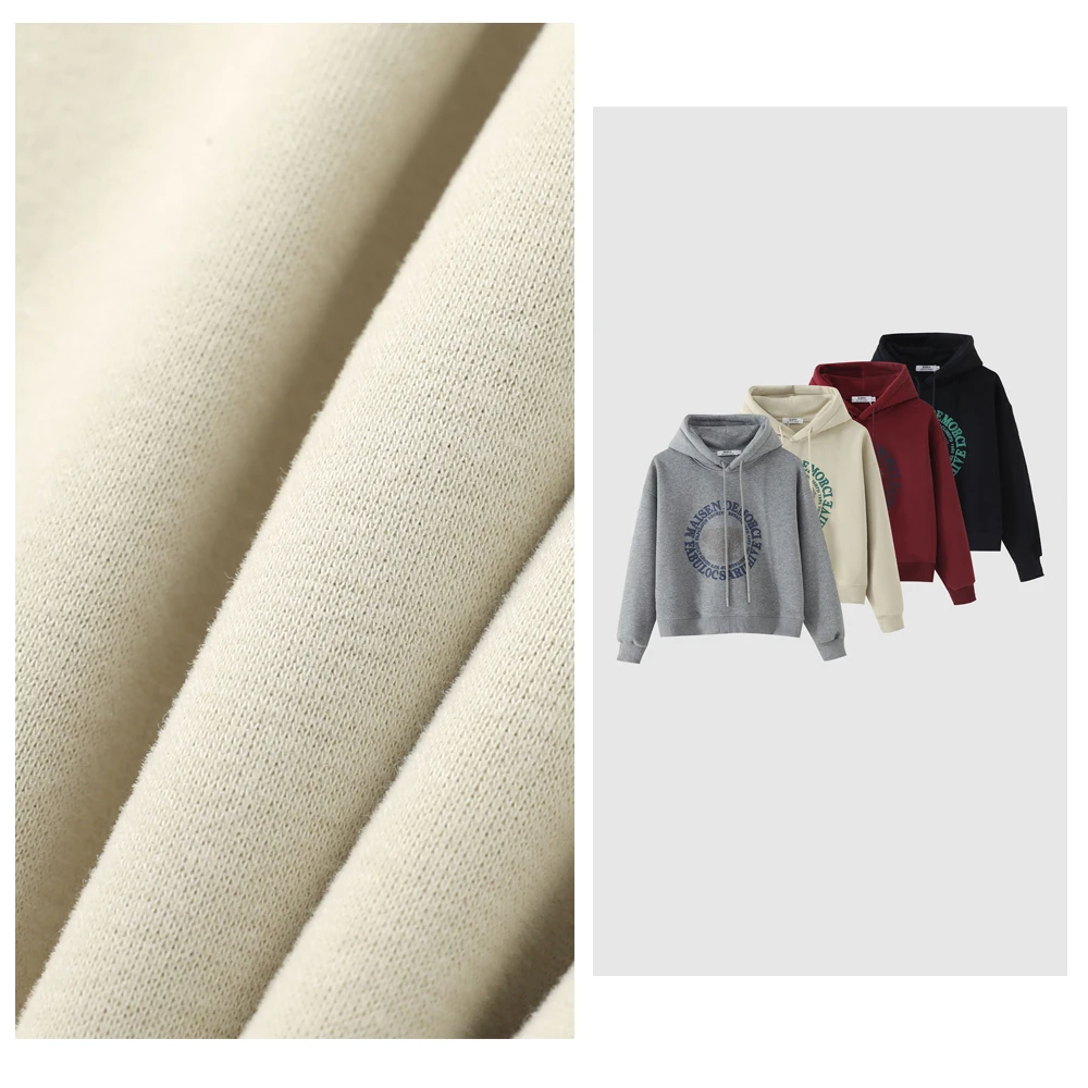 北极圈丨发泡立体印花小熊”韩版时尚ins休闲加绒款连帽卫衣