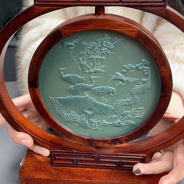 和田玉未镶嵌摆件