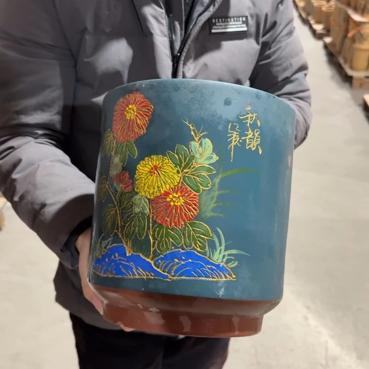 紫砂花盆破损补发