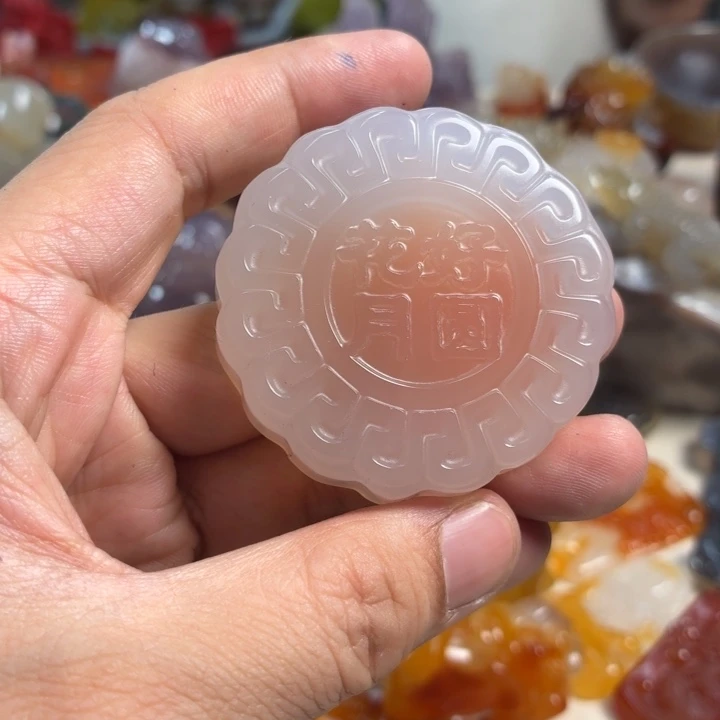 玛瑙/玉髓未镶嵌吊坠(不含链)