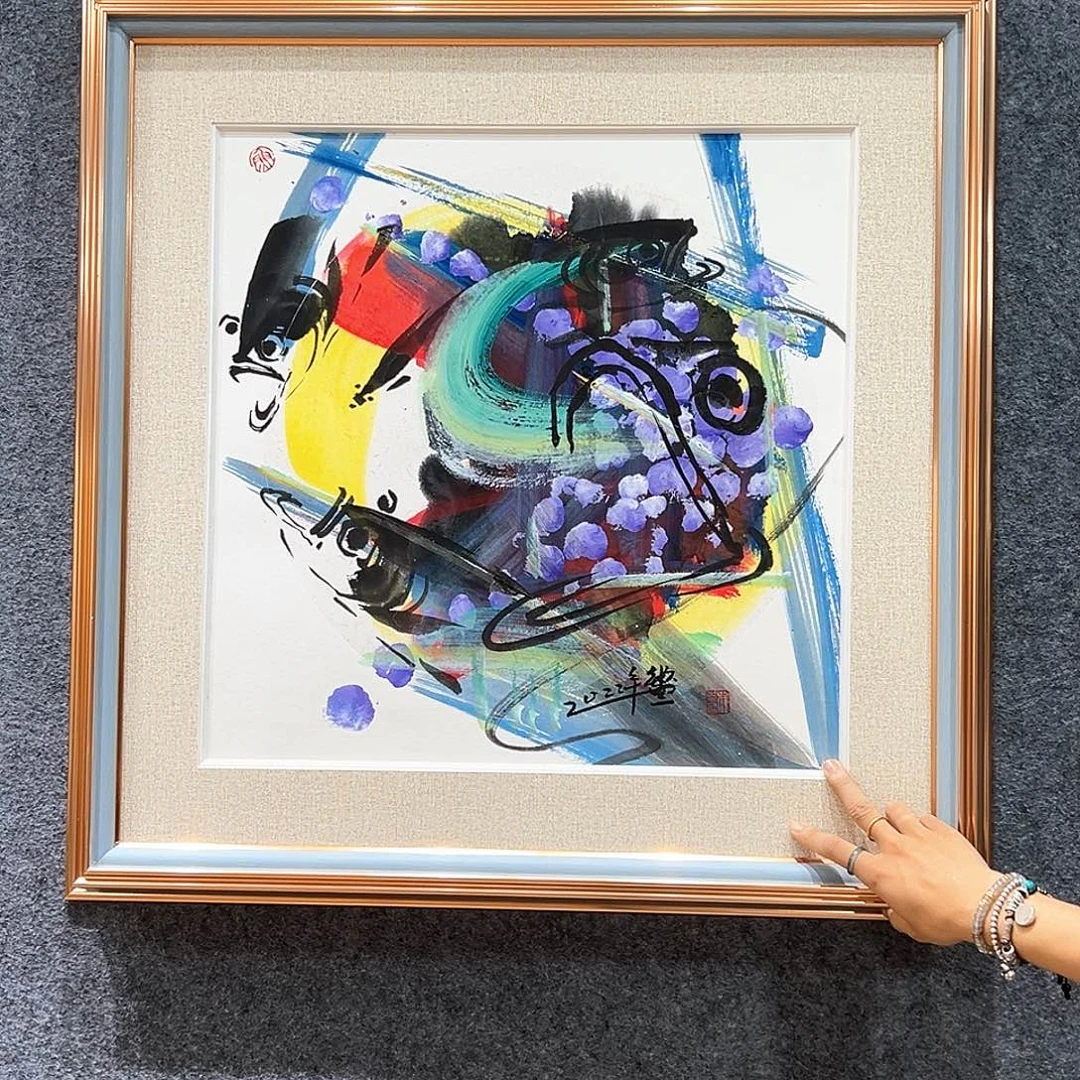 国画纯手绘系列画心