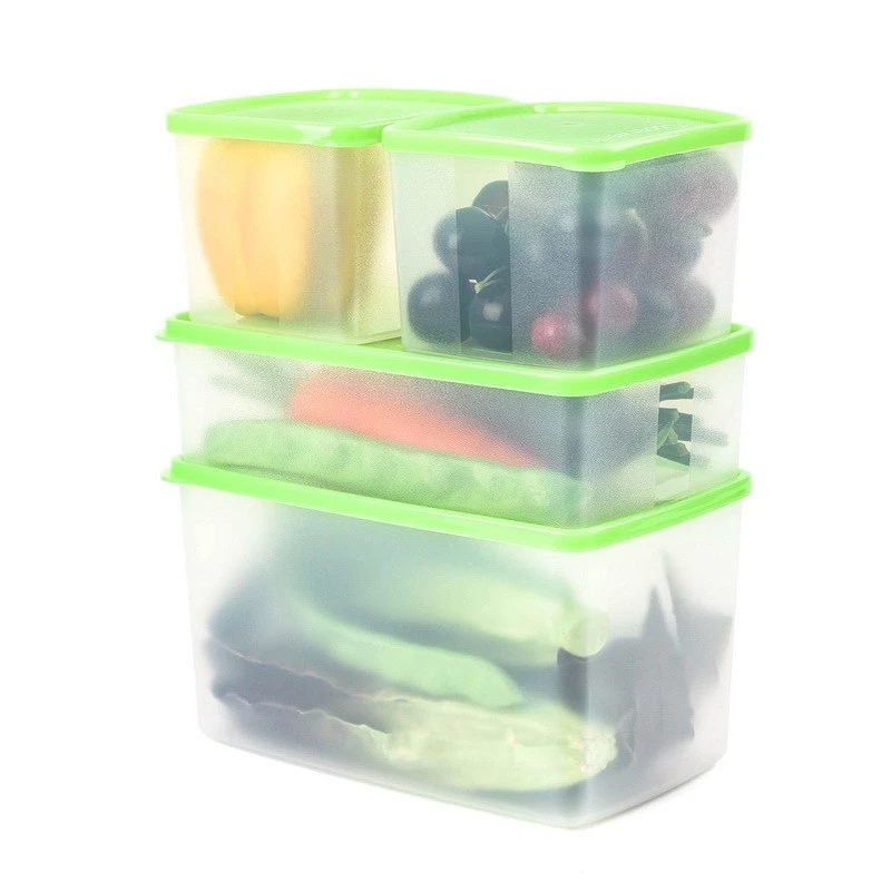 特百惠 菜嫩果爽冷藏保鲜盒 塑料食物密封储藏收纳零食盒包邮