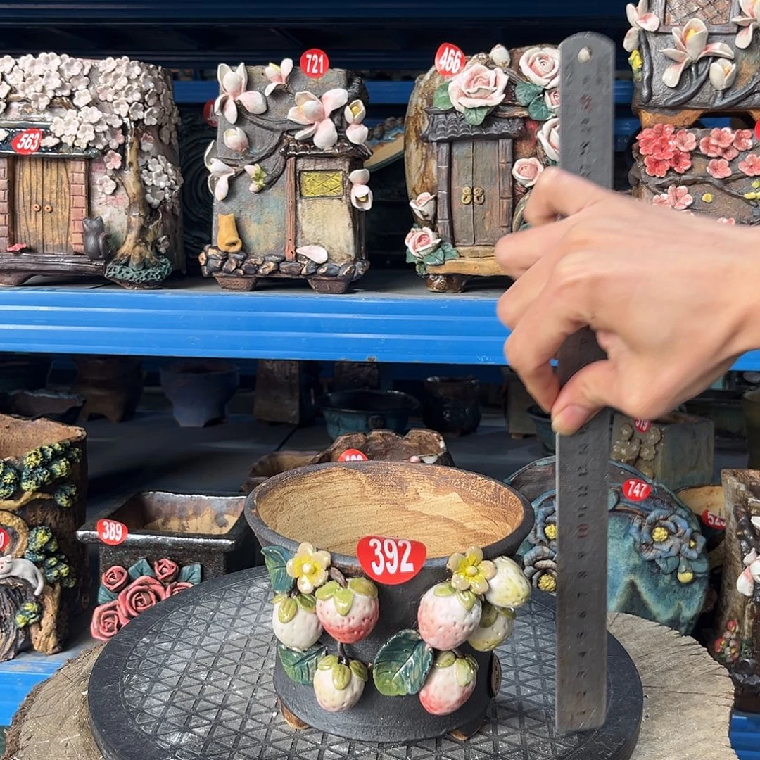 微瑕392 号陶然花器手工花盆