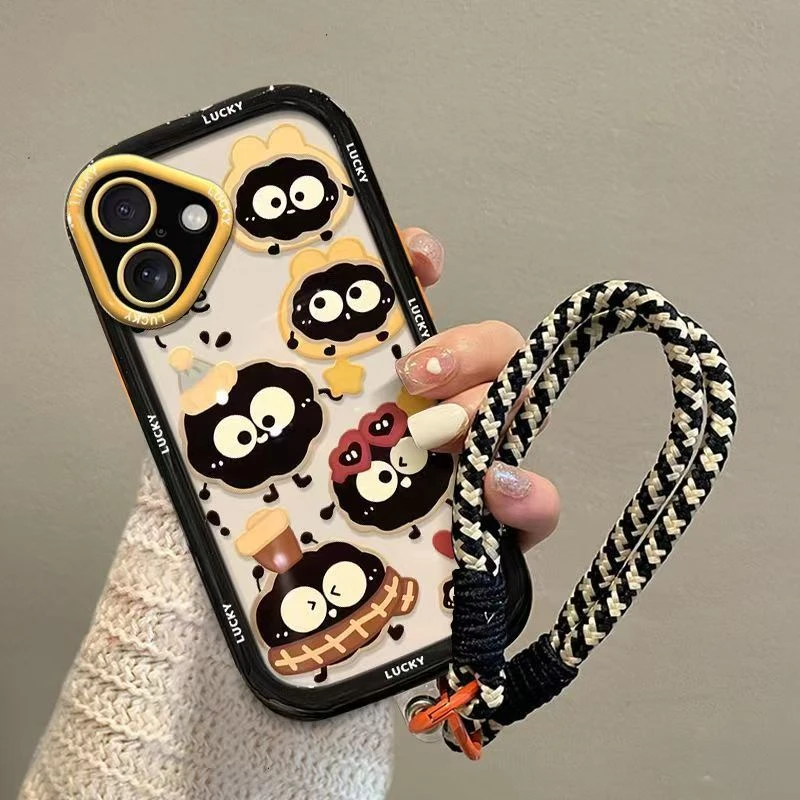 可爱小煤球适用于苹果华为vivo小米OPPO红米iPhone16promax/15