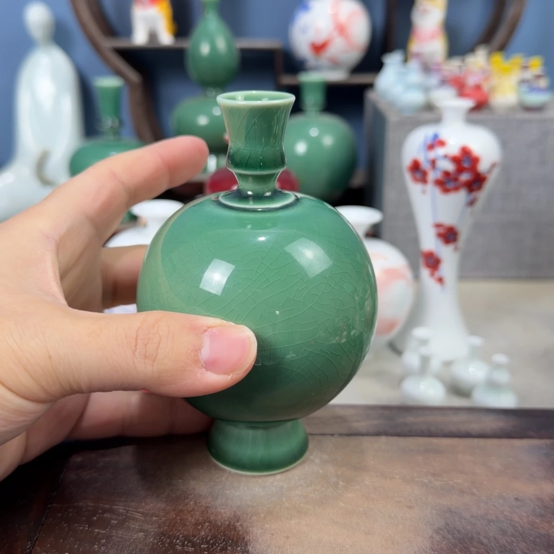 陶瓷手工小花器摆件