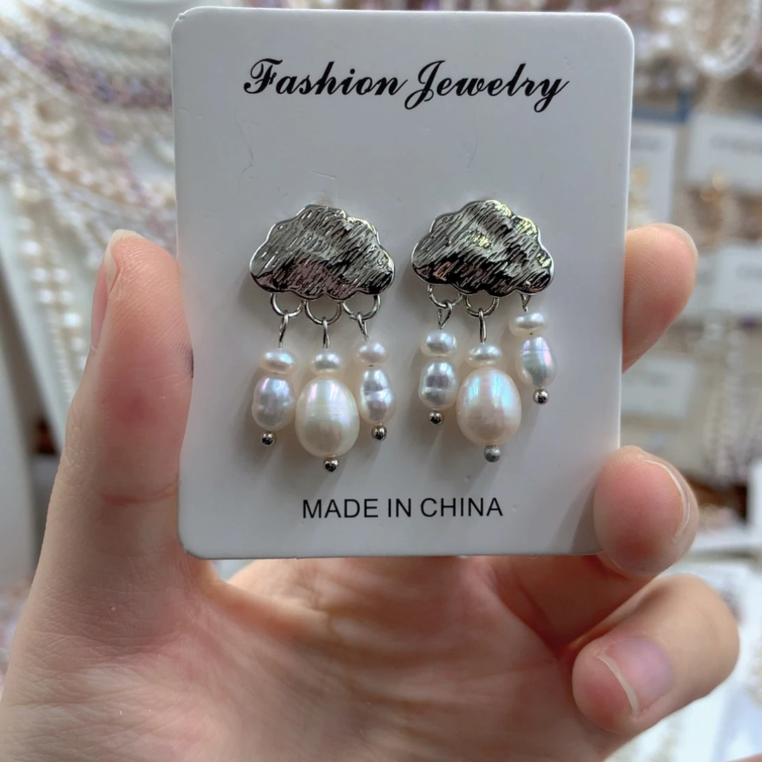 颈饰合金淡水珍珠