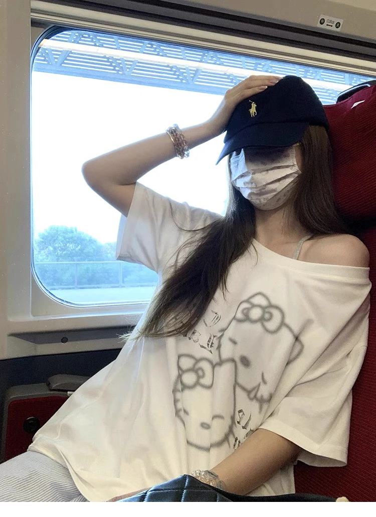 堡堡家 纯欲气质辣妹简约上衣