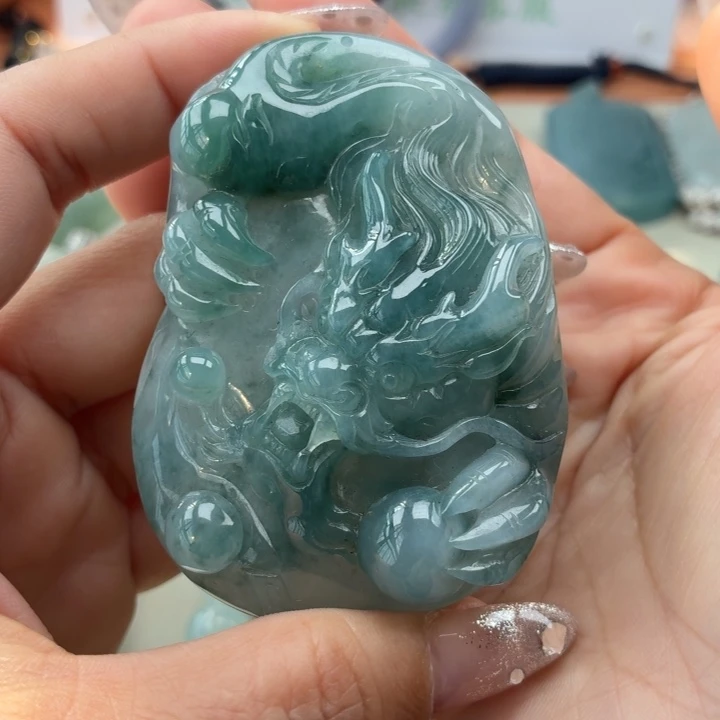 翡翠未镶嵌颈饰天然翡翠a货