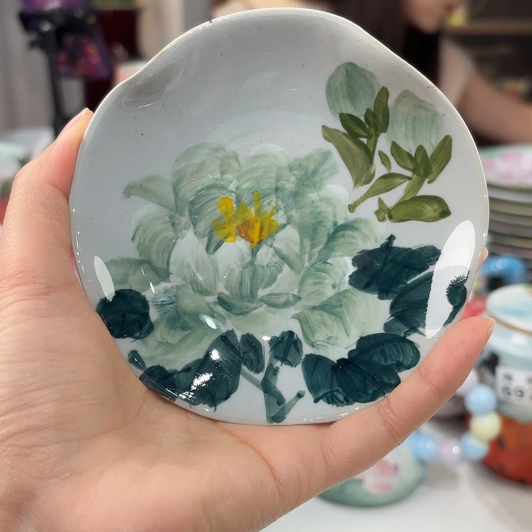 景德镇手绘高温釉下彩陶瓷茶具