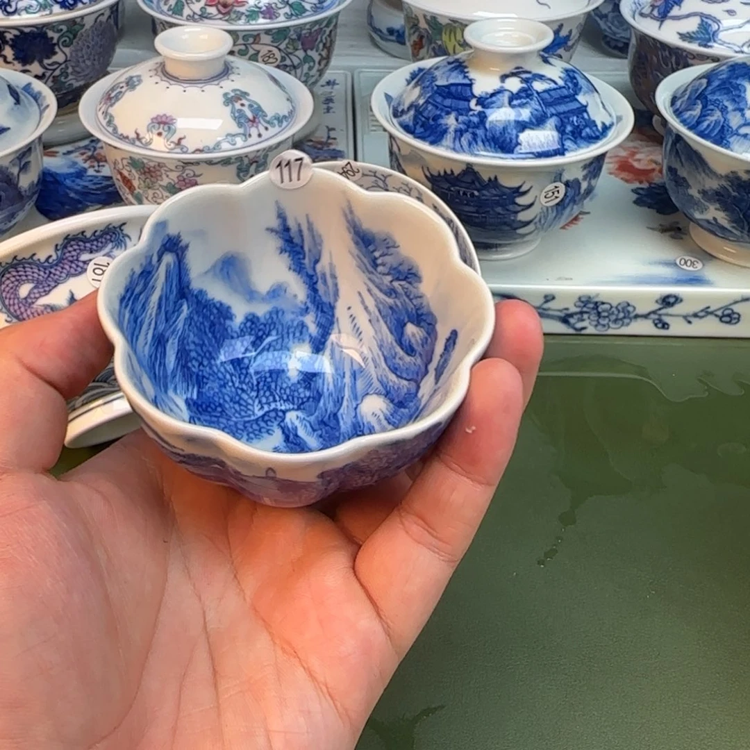彦祖纯手工手绘茶具117