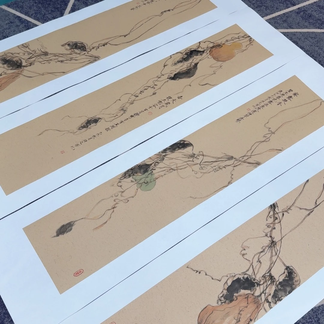 国画国画作品山水花鸟纯手绘