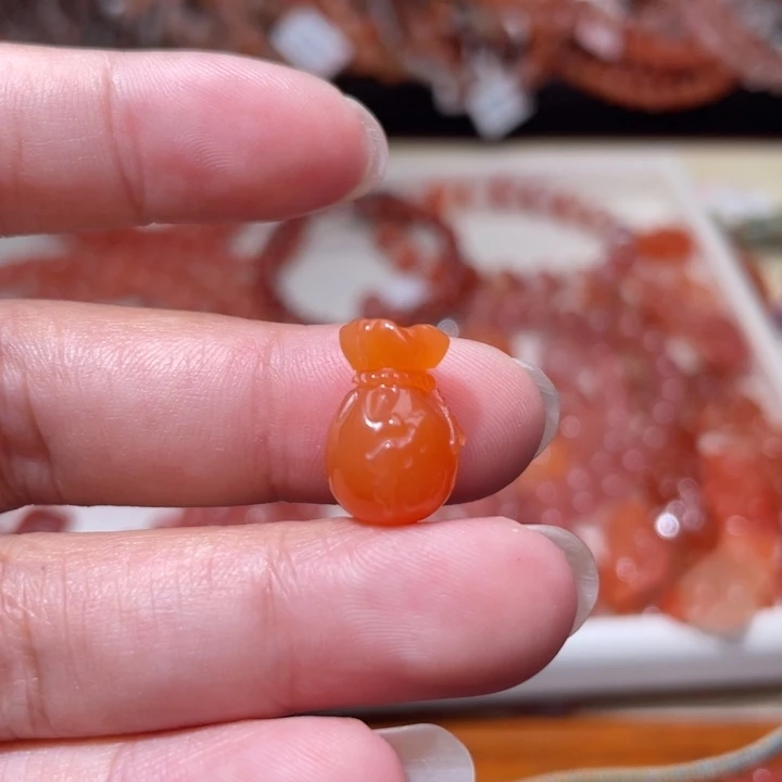 未镶嵌福袋打孔备注2339南红玛瑙