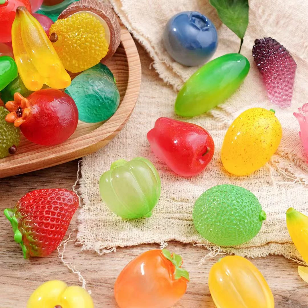 （夜光）仿真立体小水果diy小饰品手工树脂摆件